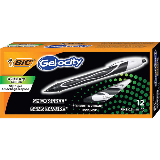 BIC Gel-ocity Quick Dry 0.5mm Retractable Pens
