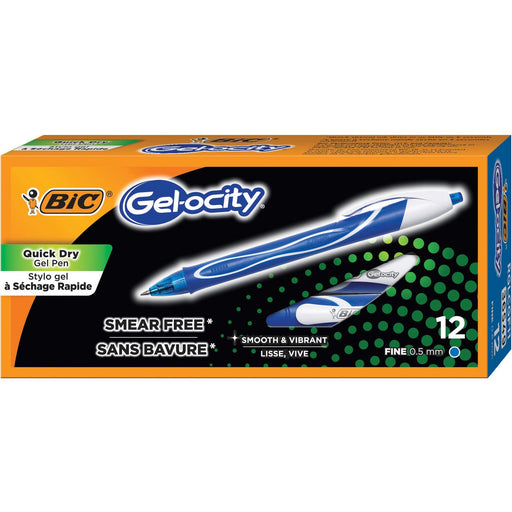 BIC Gel-ocity Quick Dry 0.5mm Retractable Pens