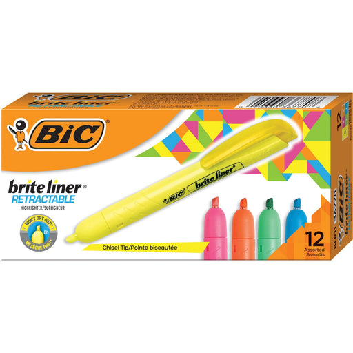 BIC Brite Liner Retractable Highlighters