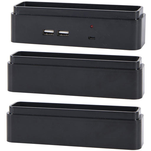 DAC Stax Monitor Riser Block Kit with 2 USB Charging Ports
