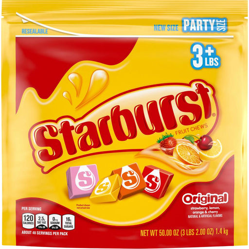 Starburst Fruit Chews Party Size Bag