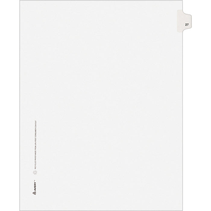 Avery® Individual Legal Exhibit Dividers - Avery Style