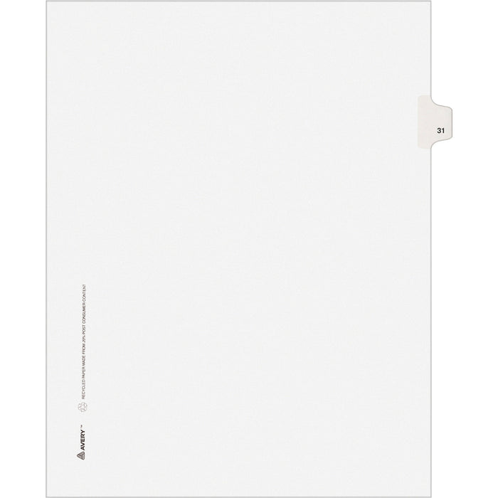 Avery® Individual Legal Exhibit Dividers - Avery Style