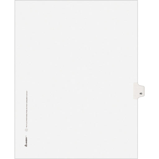 Avery® Individual Legal Exhibit Dividers - Avery Style