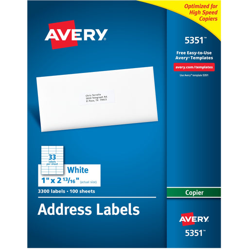 Avery® Copier Address Labels