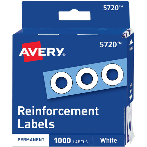 Avery® White Self-Adhesive Reinforcement Labels