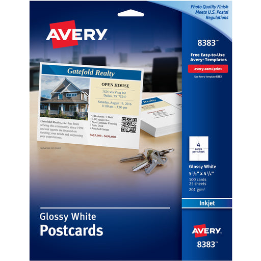 Avery® Inkjet Invitation Card