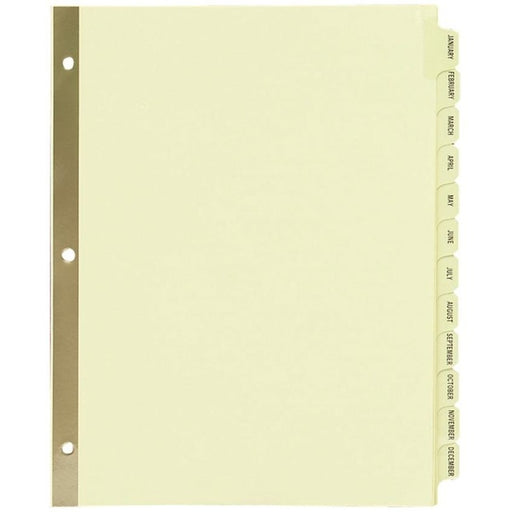 Avery® Laminated Dividers - Gold Reinforced