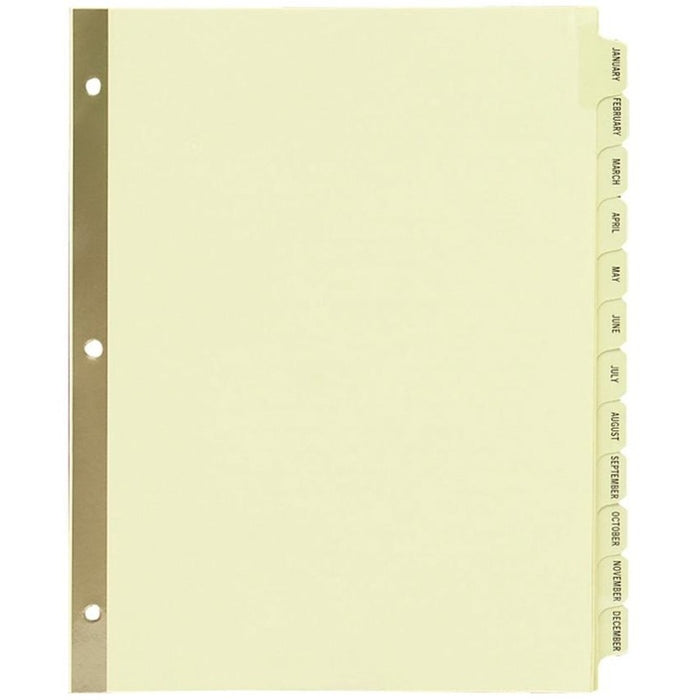 Avery® Laminated Dividers - Gold Reinforced