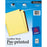 Avery® Preprinted Tab Dividers - Clear Reinforced Edge