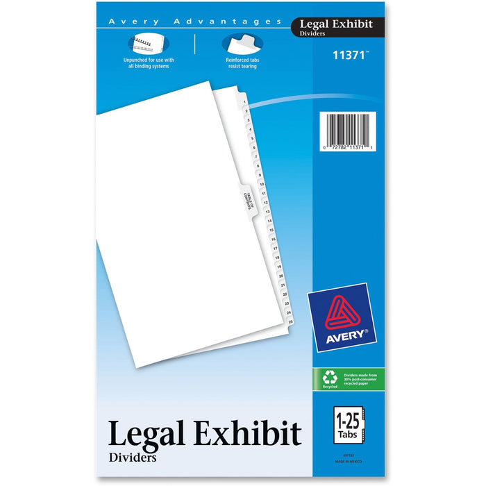 Avery® Premium Collated Legal Exhibit Dividers with Table of Contents Tab - Avery Style