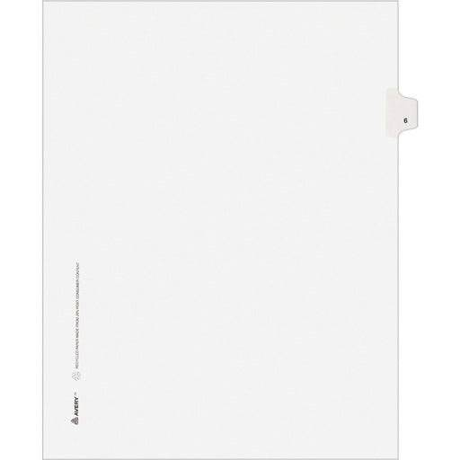 Avery® Individual Legal Exhibit Dividers - Avery Style - Unpunched