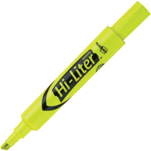 Avery® Desk-Style, Fluorescent Yellow, 1 Count (24000)