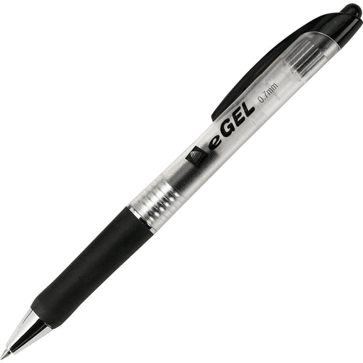 Avery® eGEL(R) Retractable Pen, 0.7mm Medium Point, Acid-Free, Black (49988)