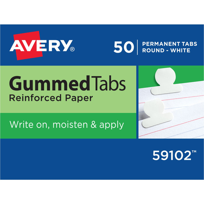 Avery® Gummed Round Index Tabs