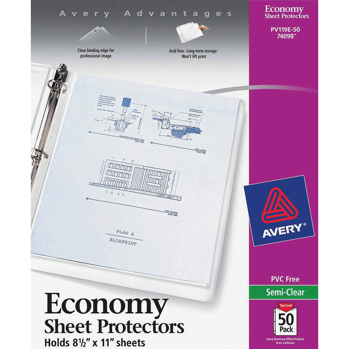 Avery® Economy-Weight Sheet Protectors