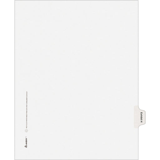 Avery® Individual Legal Dividers Allstate(R) Style, Letter Size, Side Tab EXHIBIT H (82114)