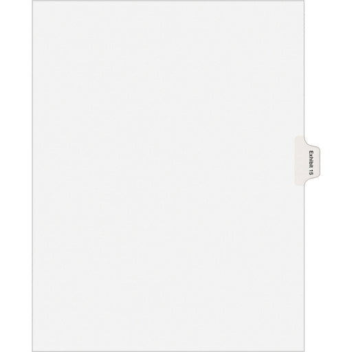 Avery® Individual Legal Dividers Allstate(R) Style, Letter Size, Side Tab EXHIBIT 15 (82147)