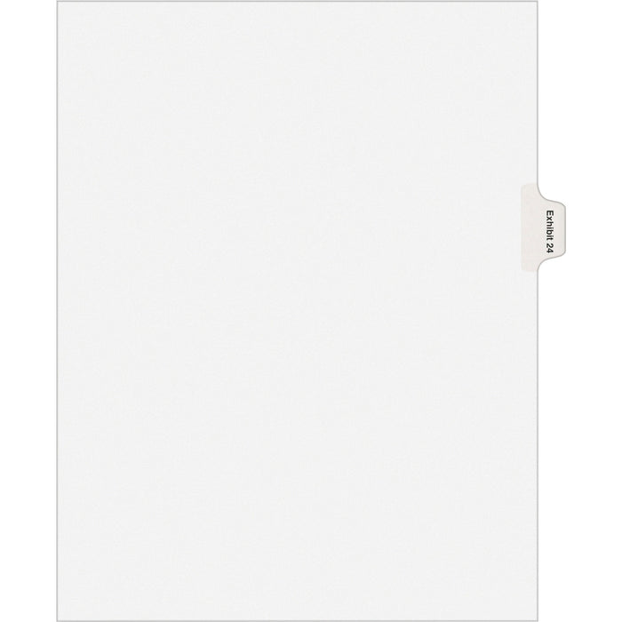 Avery® Individual Legal Dividers Allstate(R) Style, Letter Size, Side Tab EXHIBIT 24 (82156)