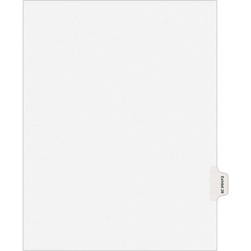 Avery® Individual Legal Dividers Allstate(R) Style, Letter Size, Side Tab EXHIBIT 28 (82160)