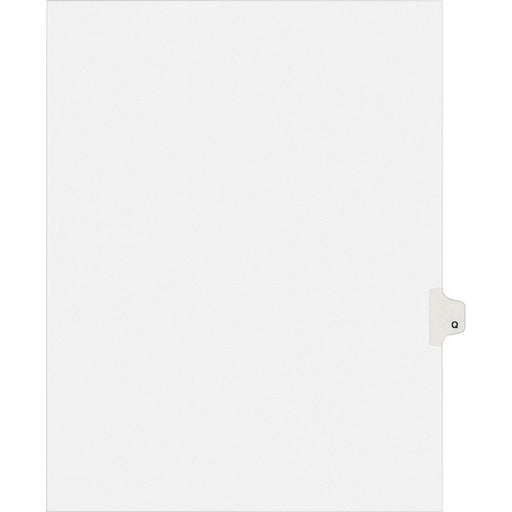 Avery® Individual Legal Dividers Allstate(R) Style, Letter Size, Side Tab Q (82179)