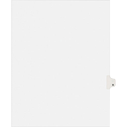 Avery® Individual Legal Dividers Allstate(R) Style, Letter Size, Side Tab R (82180)