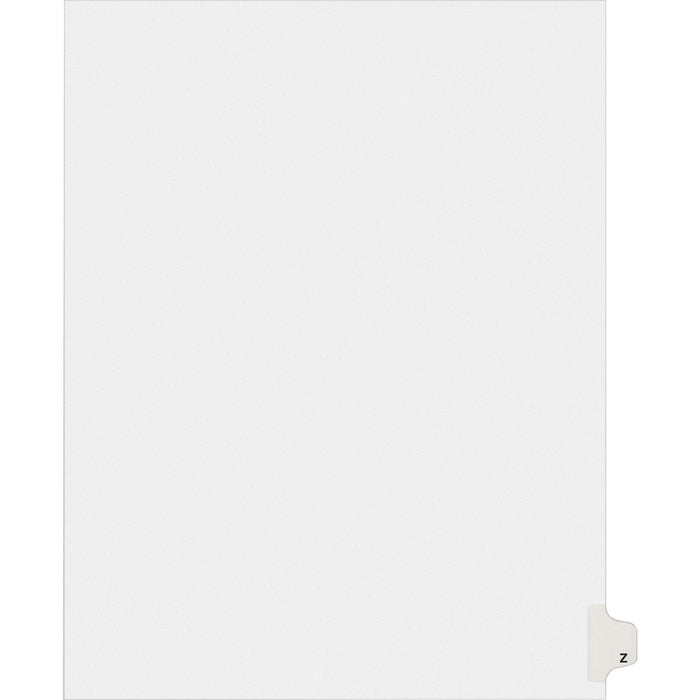 Avery® Individual Legal Dividers Allstate(R) Style, Letter Size, Side Tab Z (82188)