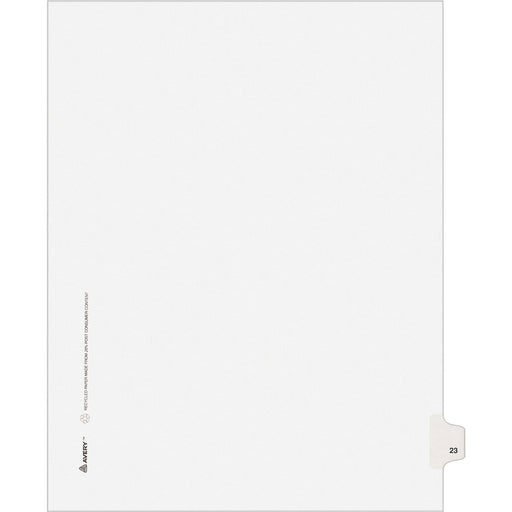 Avery® Individual Legal Dividers Allstate(R) Style, Letter Size, Side Tab #23 (82221)