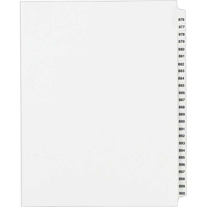 Avery® Standard Collated Legal Dividers Avery® Style, Letter Size, 876-900 Tab Set (82314)