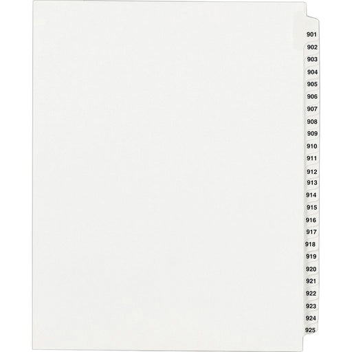 Avery® Standard Collated Legal Dividers Avery® Style, Letter Size, 901-925 Tab Set (82315)