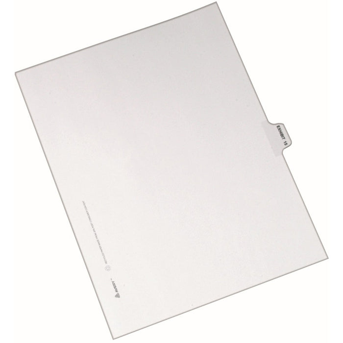 Avery® Individual Legal Dividers Style, Letter Size, Side Tab EXHIBIT 15 (82335)