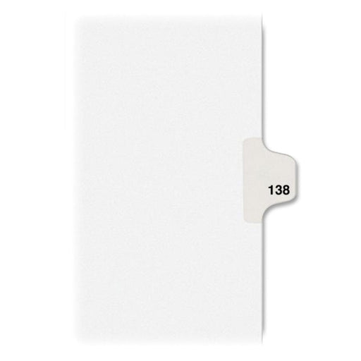 Avery® Individual Legal Dividers Avery® Style, Letter Size, Side Tab #138 (82354)