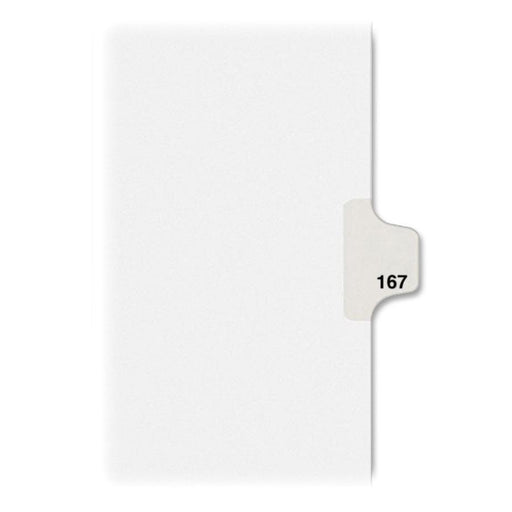 Avery® Individual Legal Dividers Avery® Style, Letter Size, Side Tab #167 (82383)