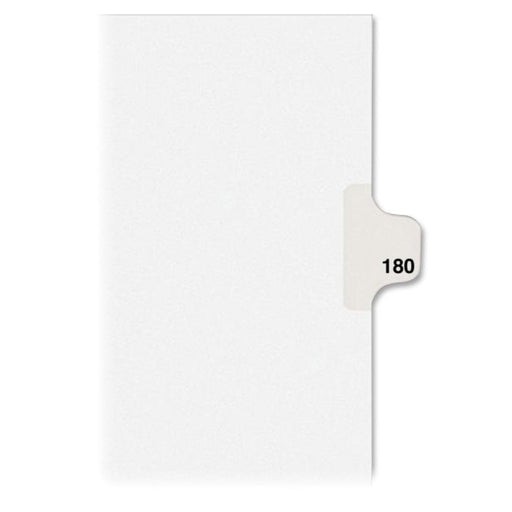 Avery® Individual Legal Dividers Avery® Style, Letter Size, Side Tab #180 (82396)