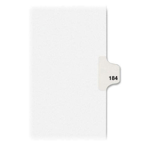 Avery® Individual Legal Dividers Avery® Style, Letter Size, Side Tab #184 (82400)