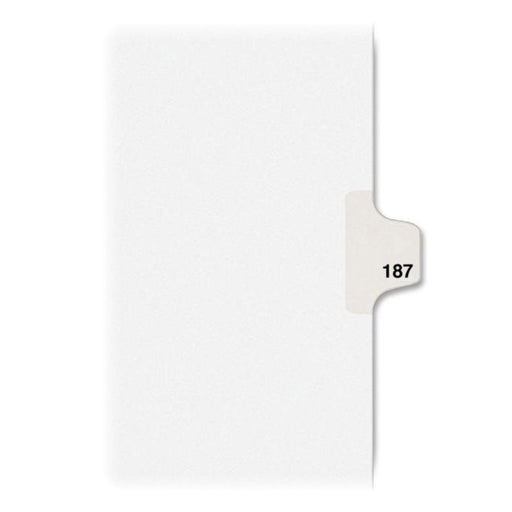 Avery® Individual Legal Dividers Avery® Style, Letter Size, Side Tab #187 (82403)