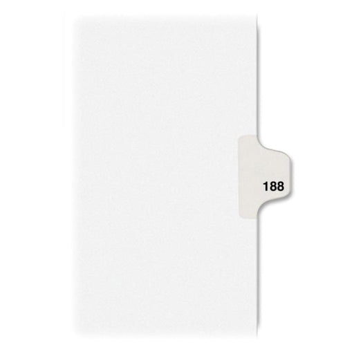 Avery® Individual Legal Dividers Avery® Style, Letter Size, Side Tab #188 (82404)