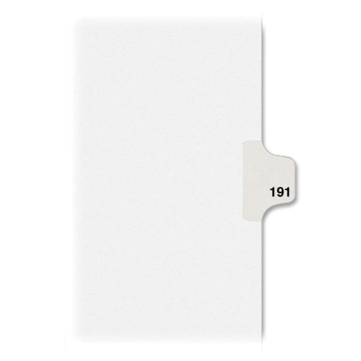Avery® Individual Legal Dividers Avery® Style, Letter Size, Side Tab #191 (82407)