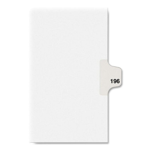 Avery® Individual Legal Dividers Avery® Style, Letter Size, Side Tab #196 (82412)