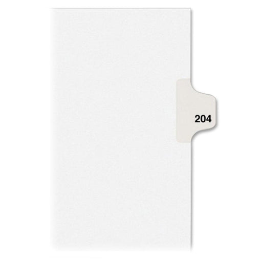 Avery® Individual Legal Dividers Avery® Style, Letter Size, Side Tab #204 (82420)