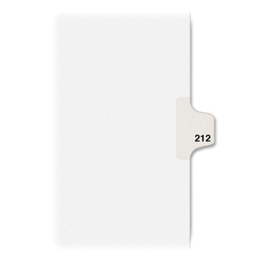 Avery® Individual Legal Dividers Avery® Style, Letter Size, Side Tab #212 (82428)