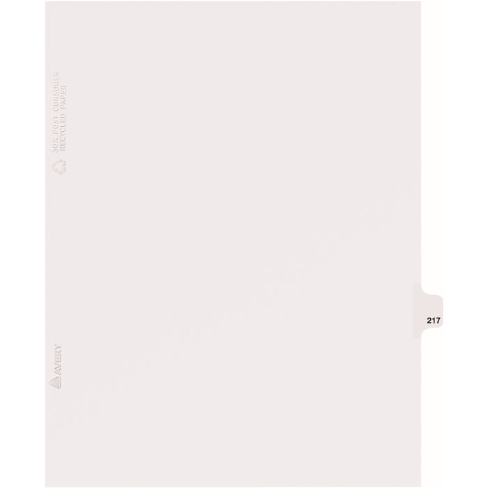 Avery® Side Tab Individual Legal Dividers