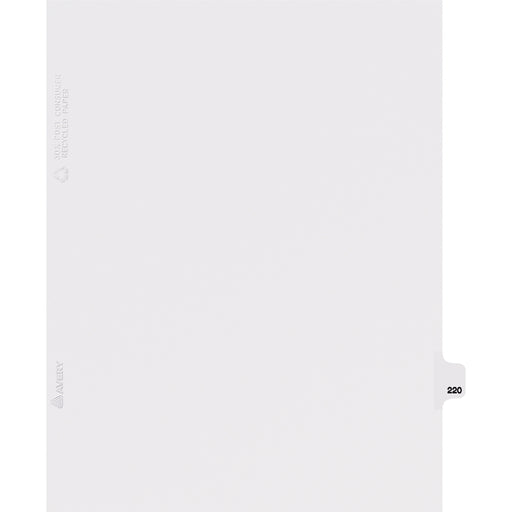 Avery® Side Tab Individual Legal Dividers