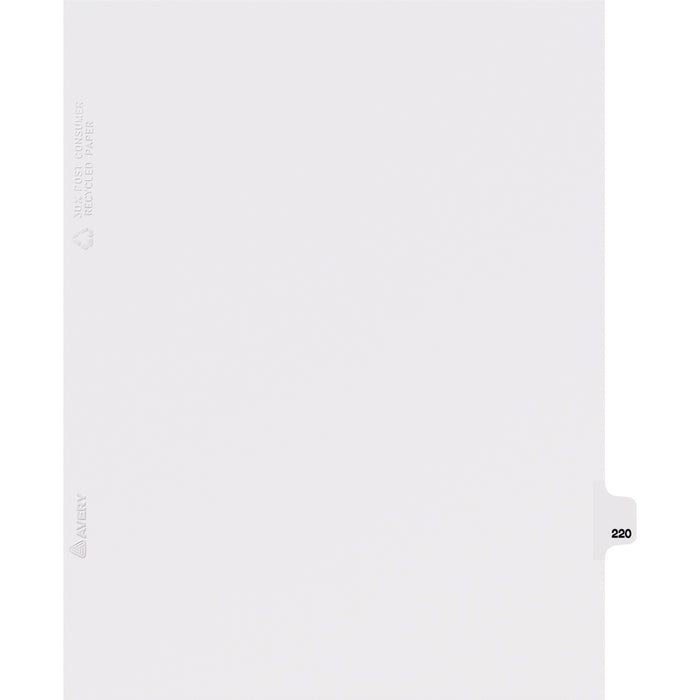 Avery® Side Tab Individual Legal Dividers