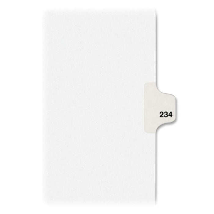 Avery® Individual Legal Dividers Avery® Style, Letter Size, Side Tab #234 (82450)