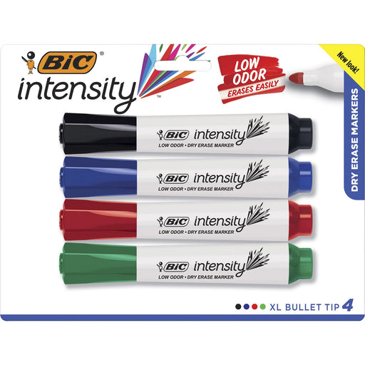 BIC Intensity Chisel Point Whiteboard Markers