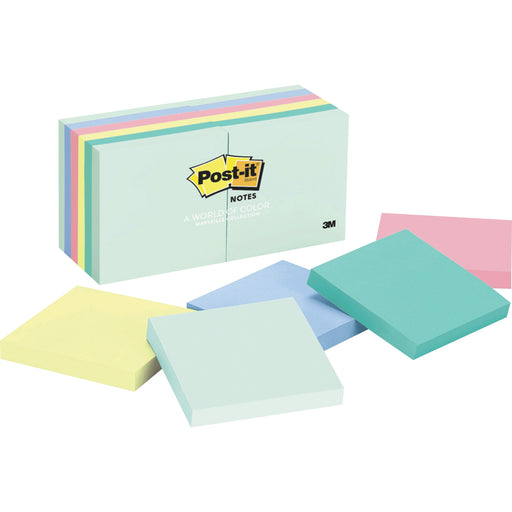 Post-it® Notes Original Notepads -Marseille Color Collection