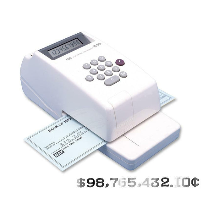 MAX 10-digit Print Electronic Check Writer