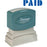 Xstamper Blue PAID Title Stamp