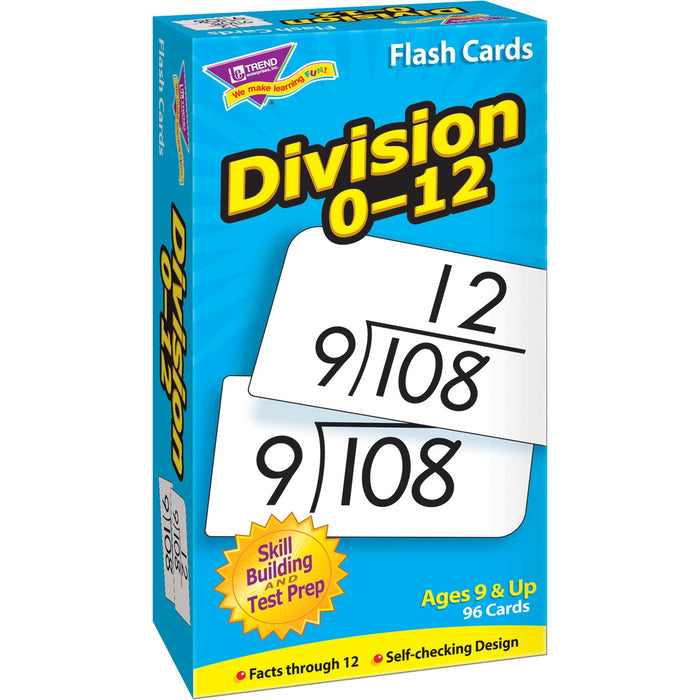 Trend Division 0-12 Flash Cards